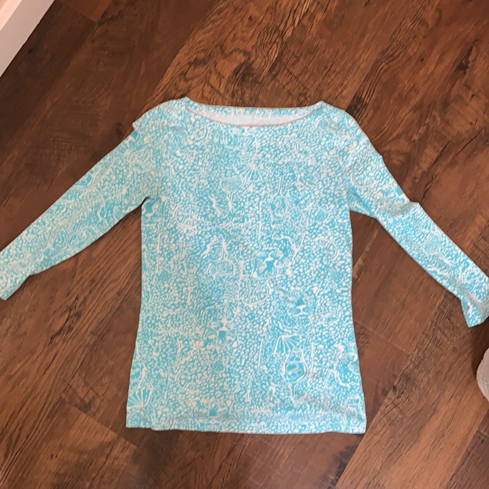 Lily Pulitzer boatneck t-shirt